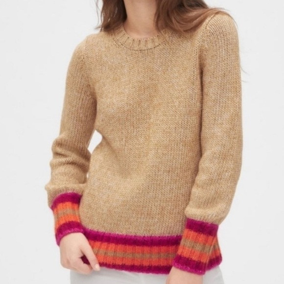 Gap Bright Stripe Sweater - Picture 1 of 12